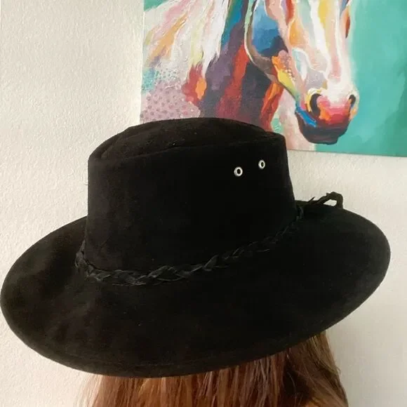 COPY - Suede Boho Western Hat